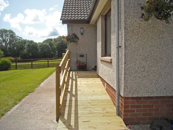 Cost of Hardwood Ramp Installation in Northville